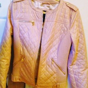 Guess pink quilted jacket